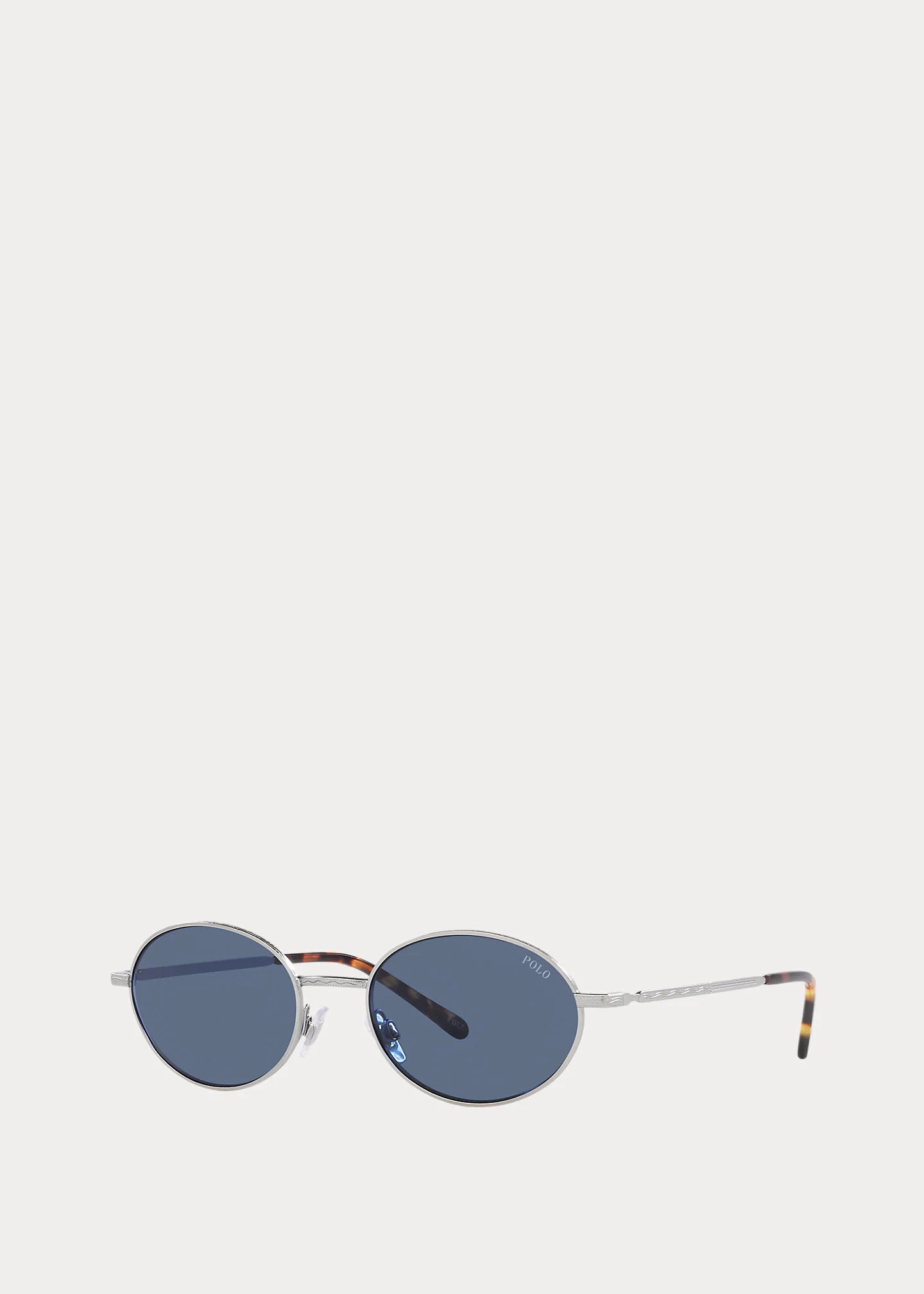 Retro Oval Metal Sunglasses - 1