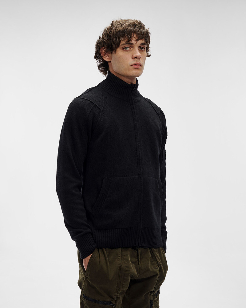 C.P. Company Lambswool Zipped Jumper outlook