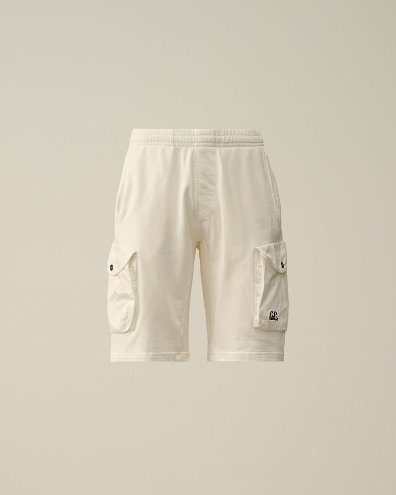 Cotton Fleece Mixed Cargo Shorts 1