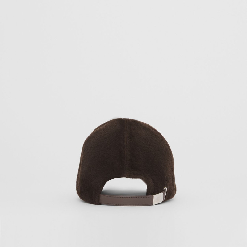 Monogram Motif Shearling Baseball Cap 4