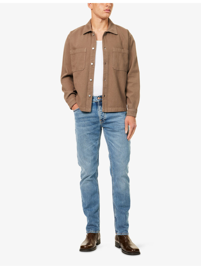 Nudie Jeans Solid Ollie Straight-Leg Denim Jeans outlook