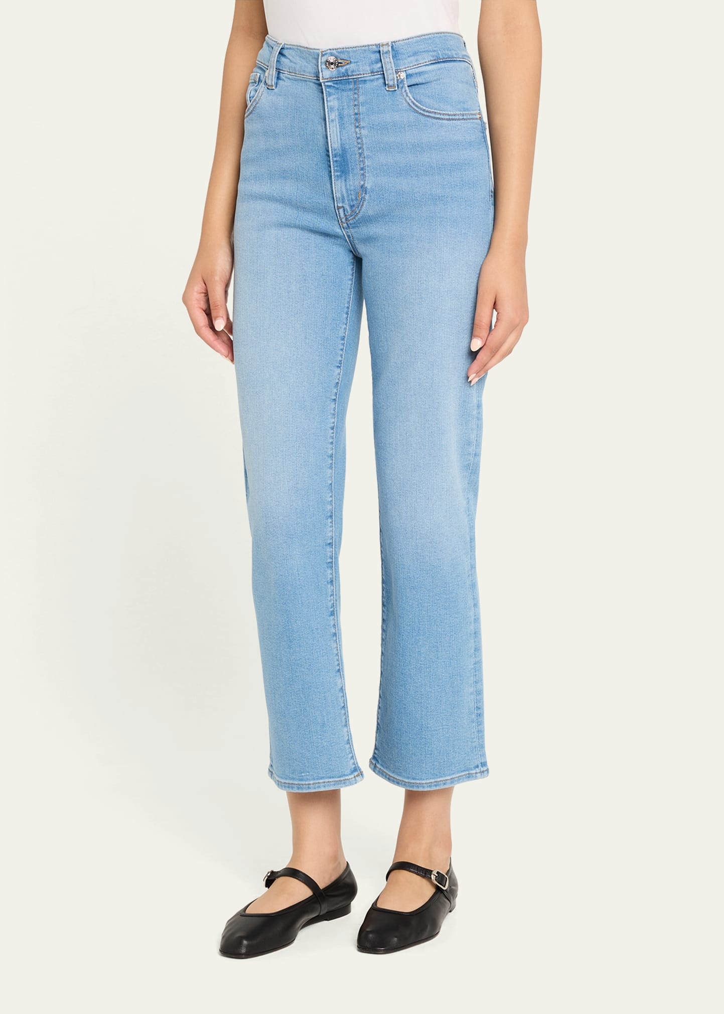 Le Sleek Straight Jeans - 4
