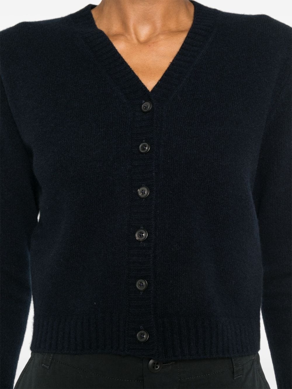 V-neck wool cardigan - 5