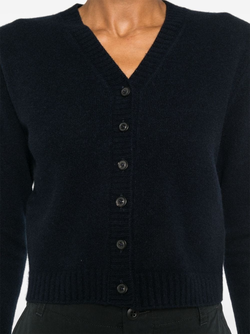 V-neck wool cardigan - 5