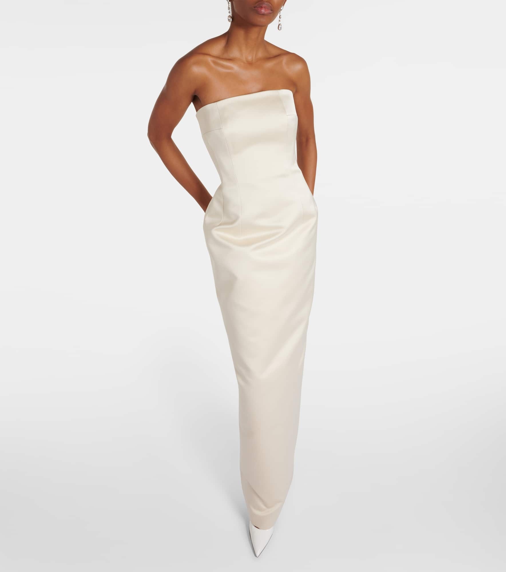 Strapless gown - 2