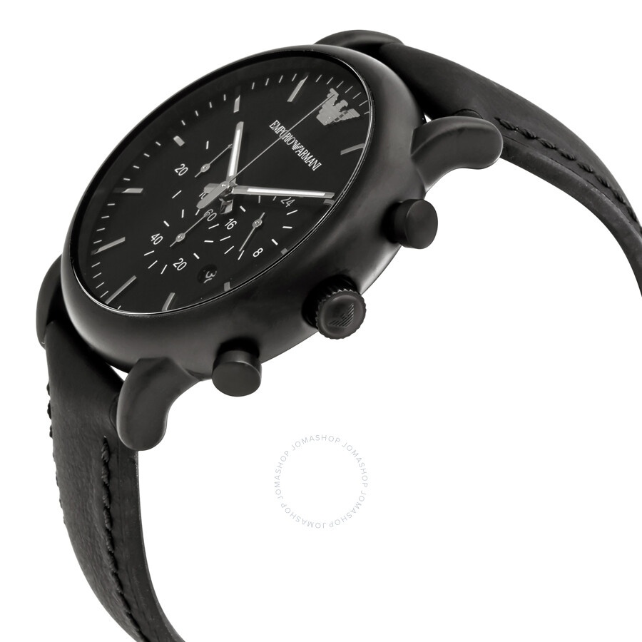 Emporio Armani Luigi Chronograph Black Dial Men's Watch AR1970 - 2