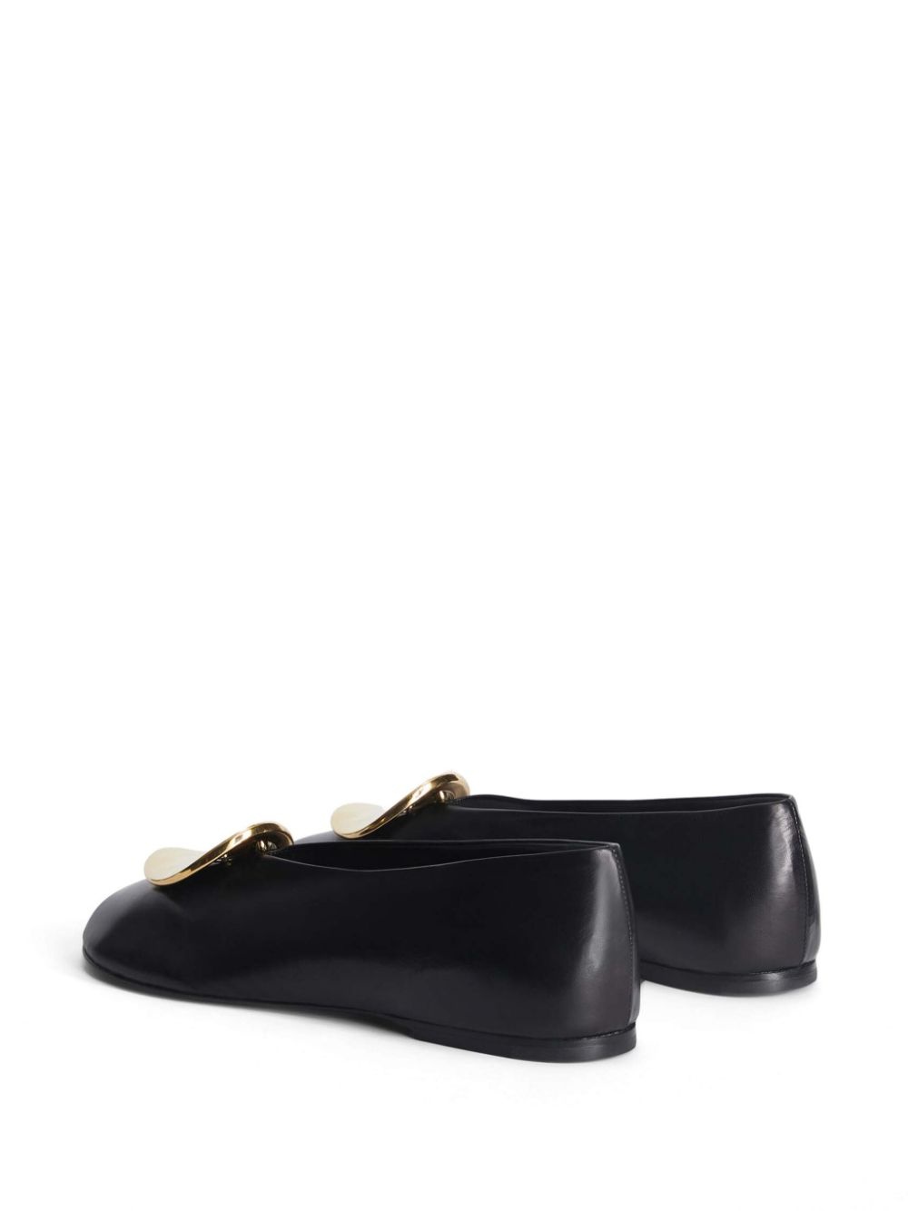 decorative-plaque ballerina shoes - 3