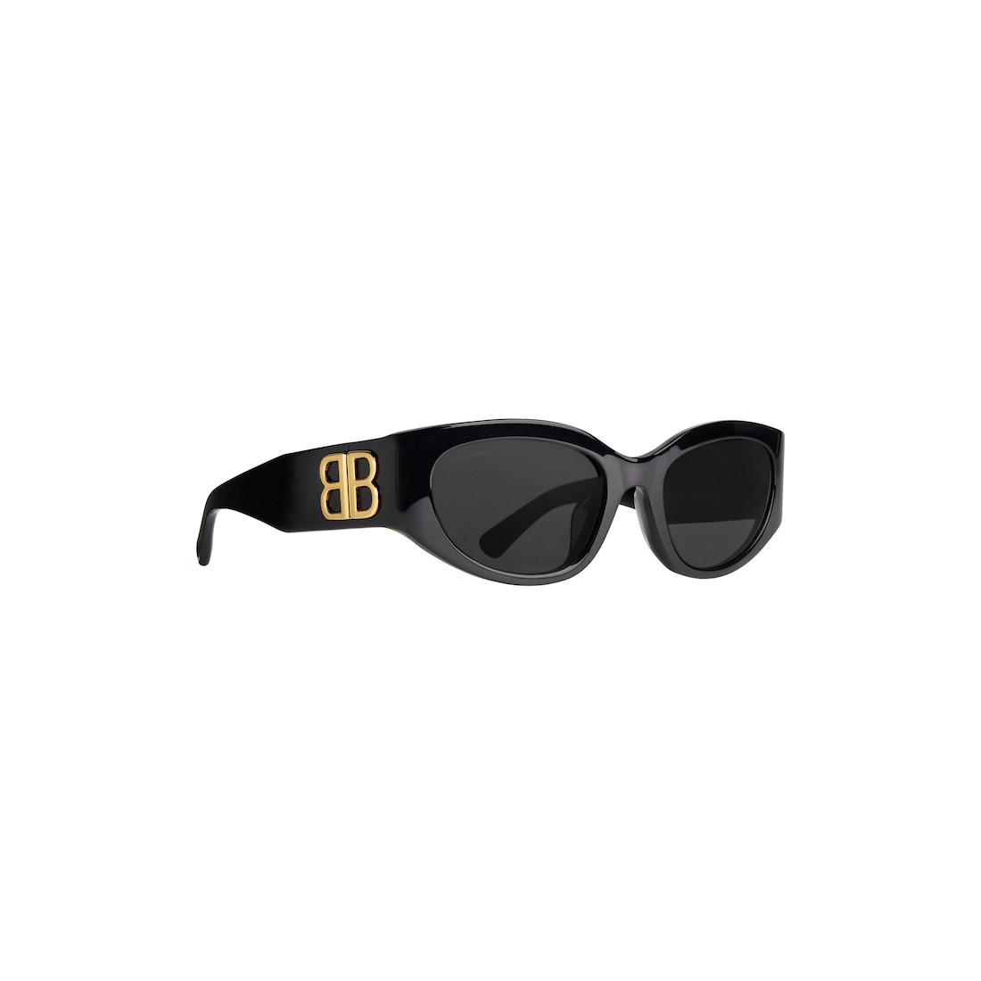 Women's Bossy Round Af Sunglasses  in Black - 4