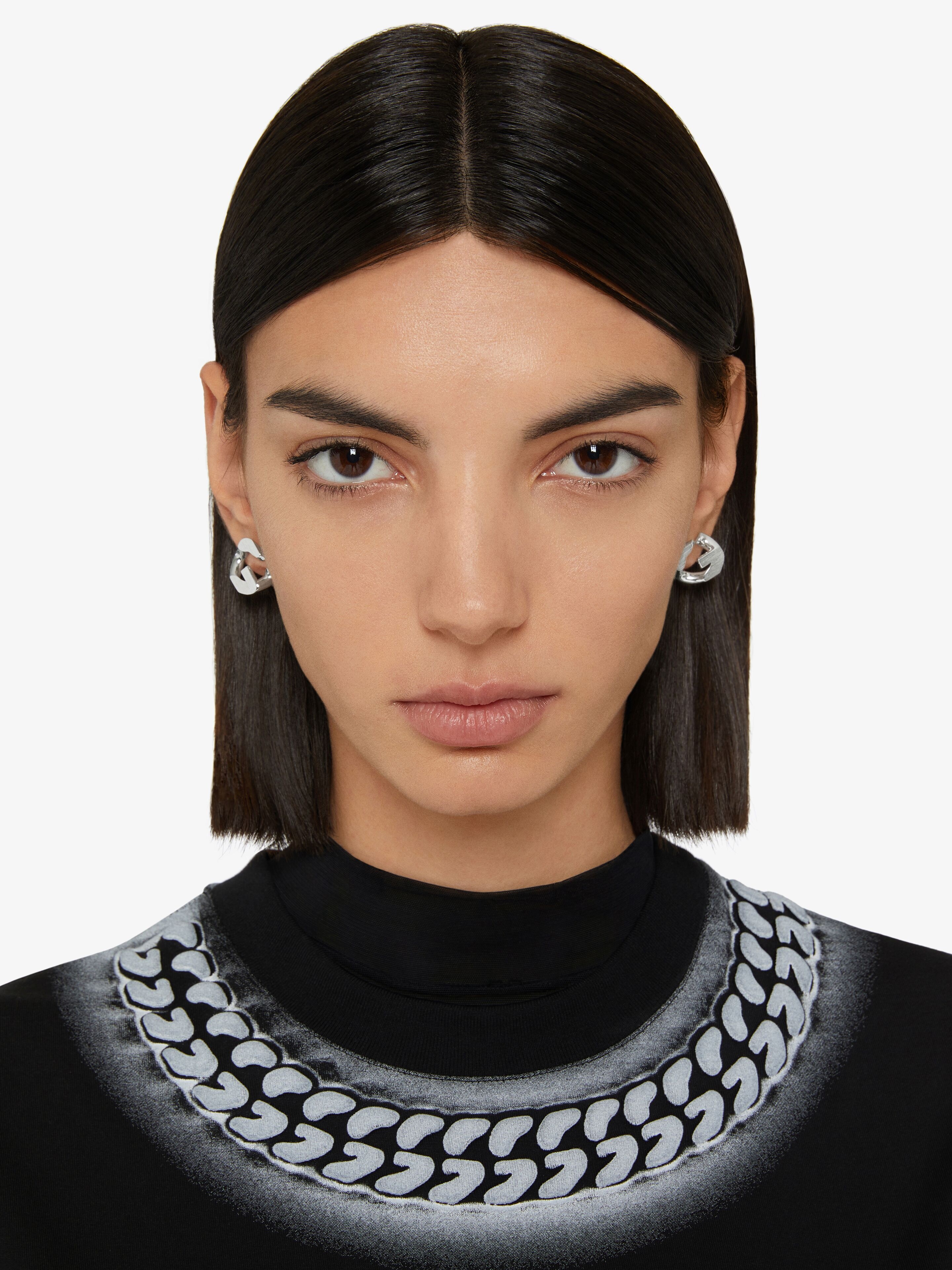 G CHAIN EARRINGS - 3