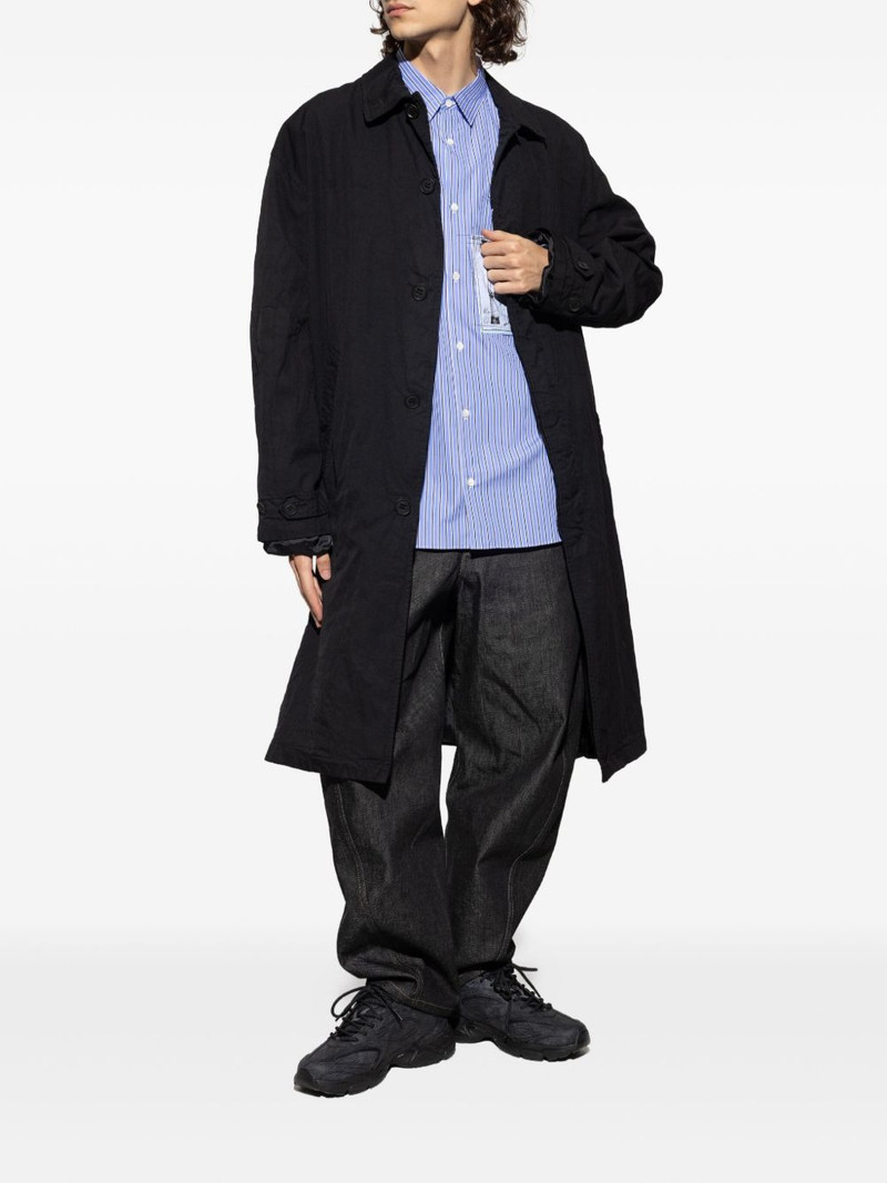 Comme des Garçons Homme Plus striped graphic shirt outlook