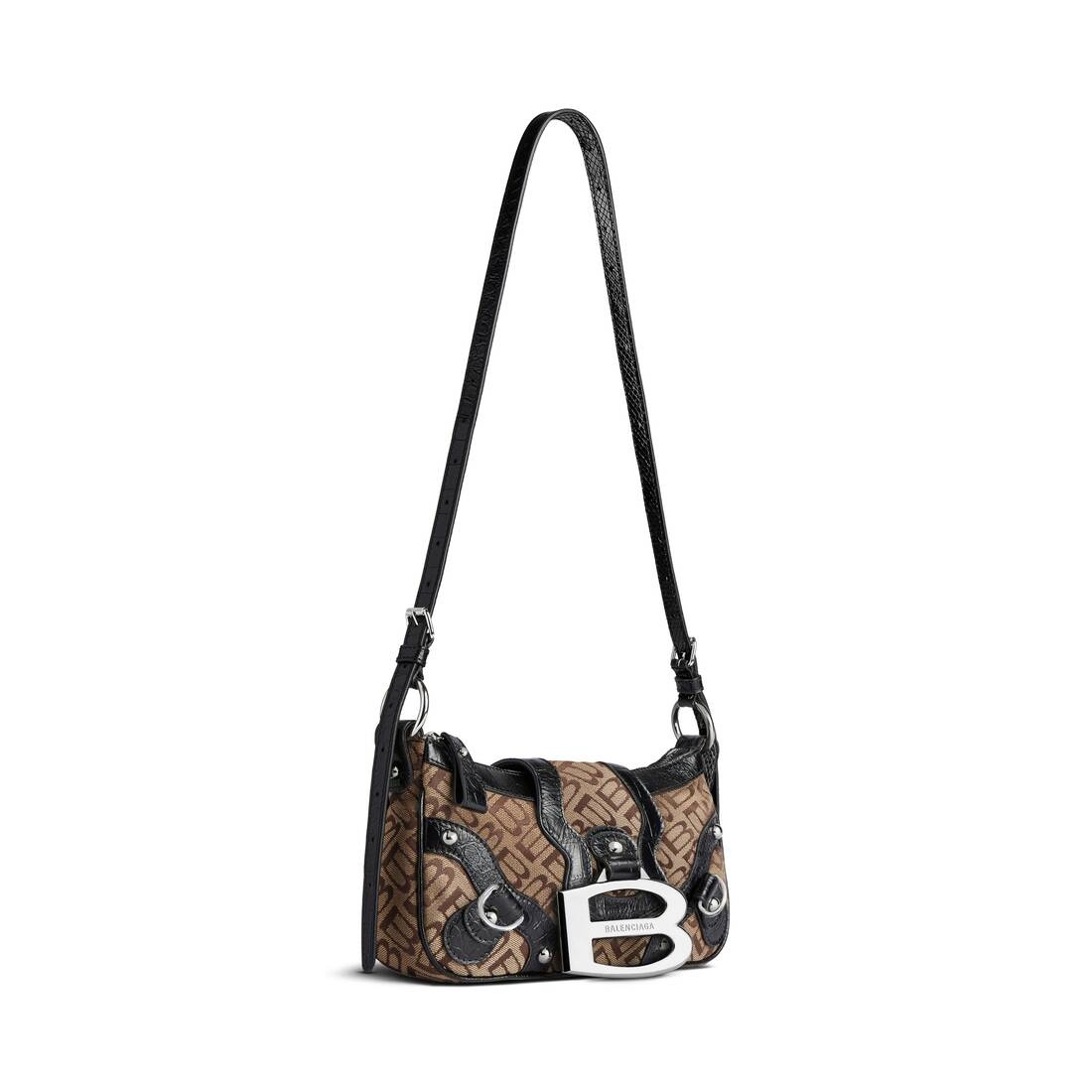 Women's Essex Small Shoulder Bag in Ebony/beige/black - 2