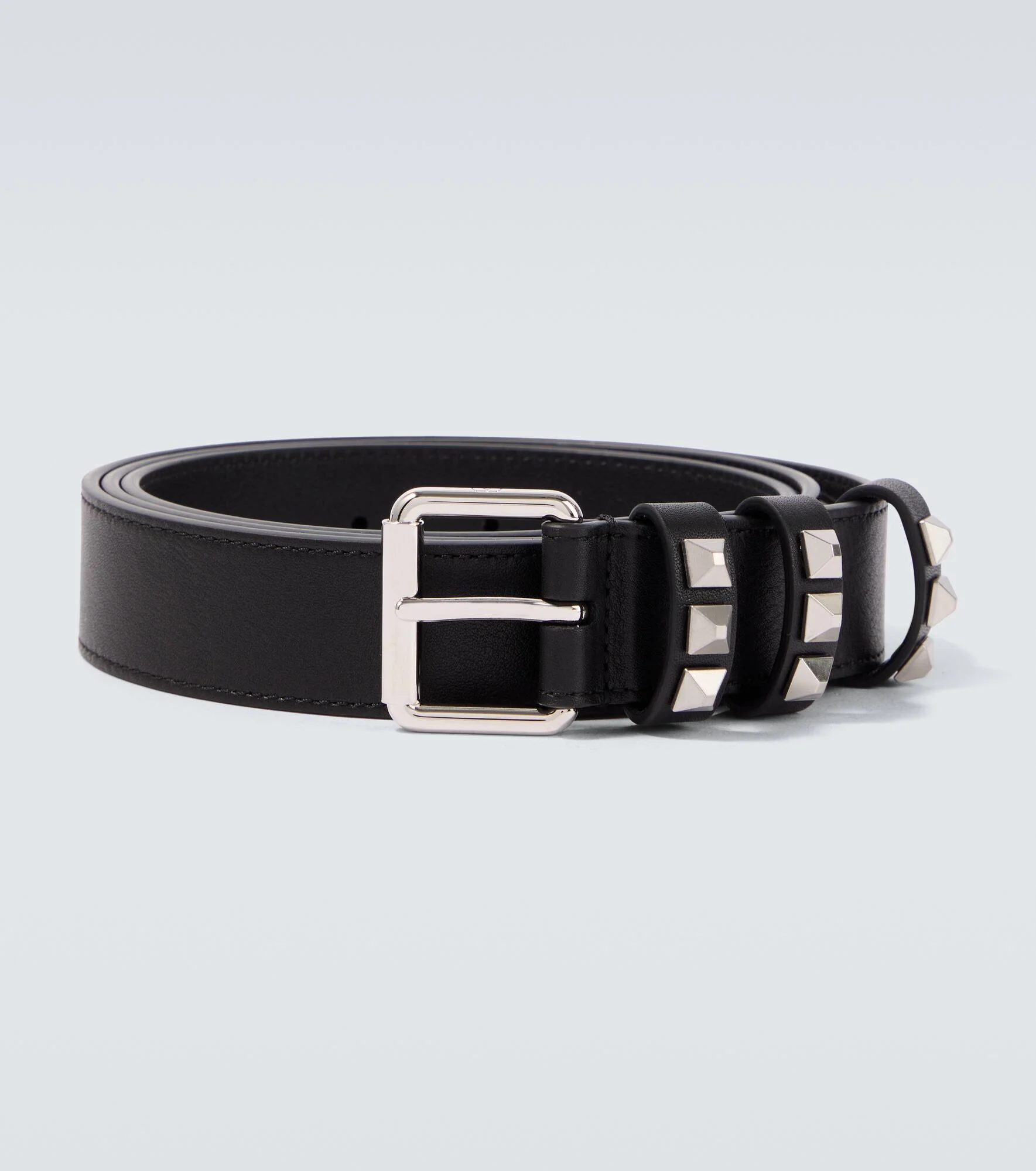 Rockstud leather belt - 1