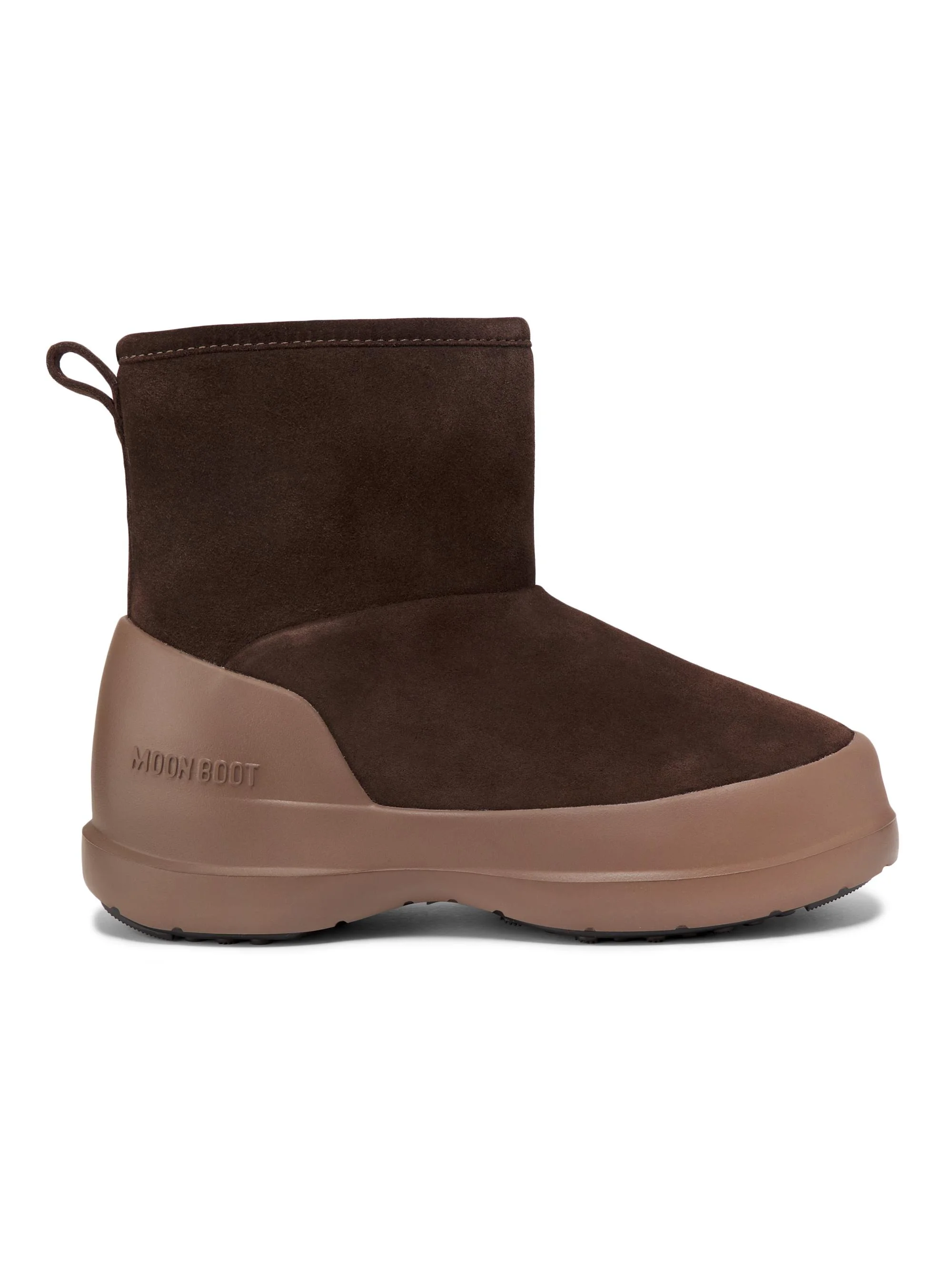 Men's MB Mezzaluna Suede Boots - Dark Brown - 1