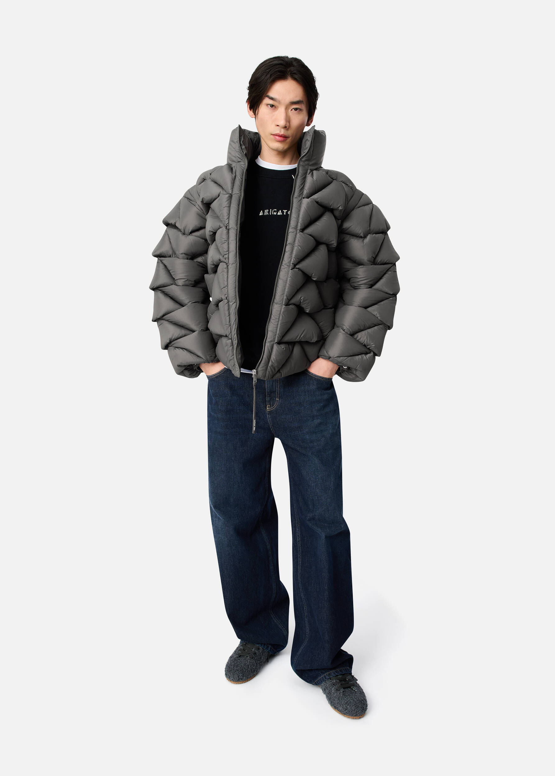 Knit Puffer Jacket - 4