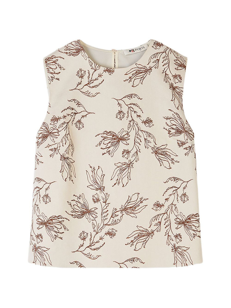 floral-embroidered top 1