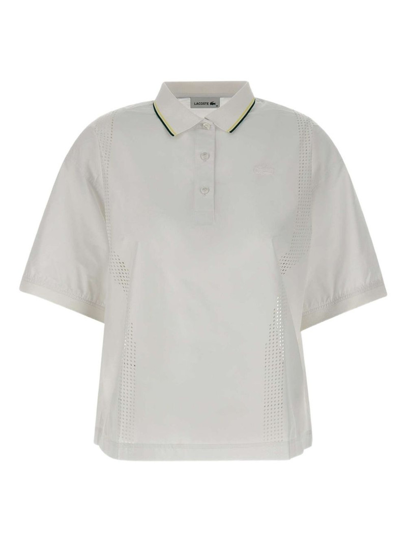 perforated short-sleeve polo shirt 1