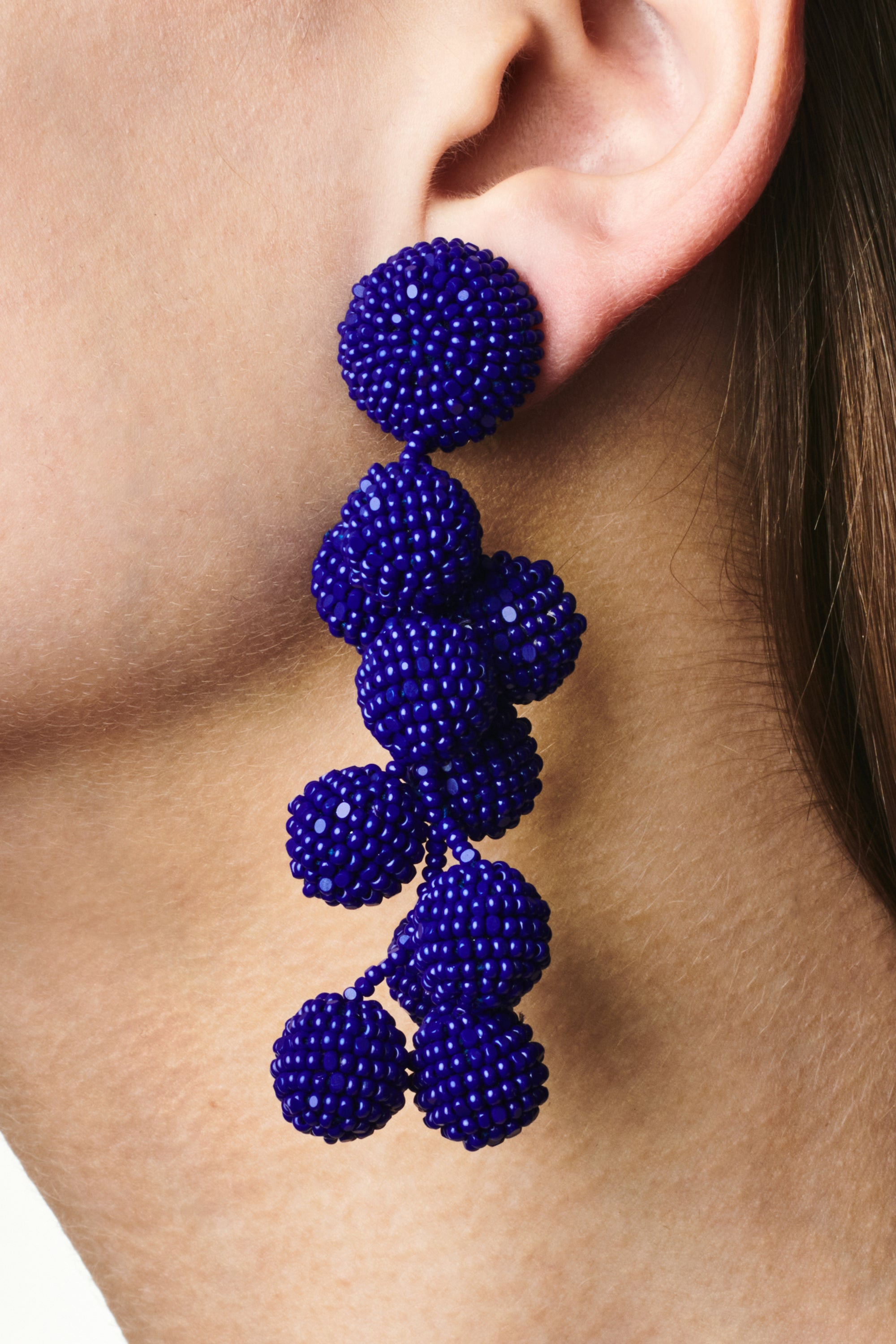 COCONUTS EARRINGS - IMPERIAL BLUE - 2