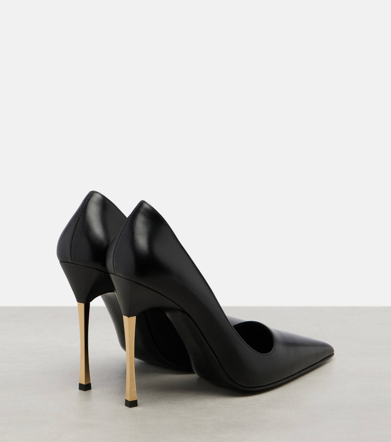 GUCCI Trinity 120 leather pumps outlook