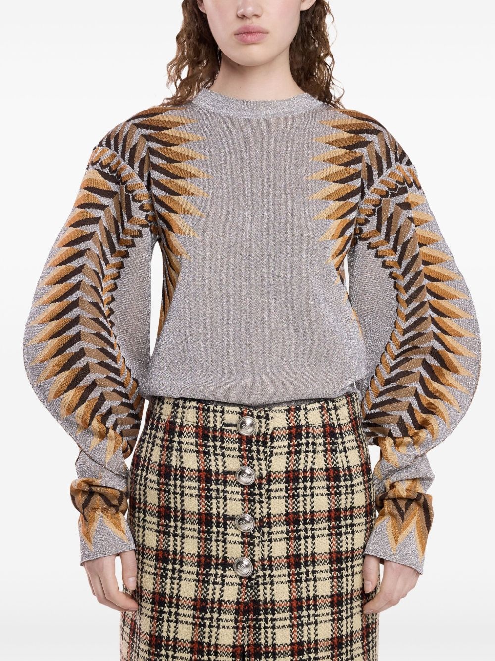 jacquard sweater - 4