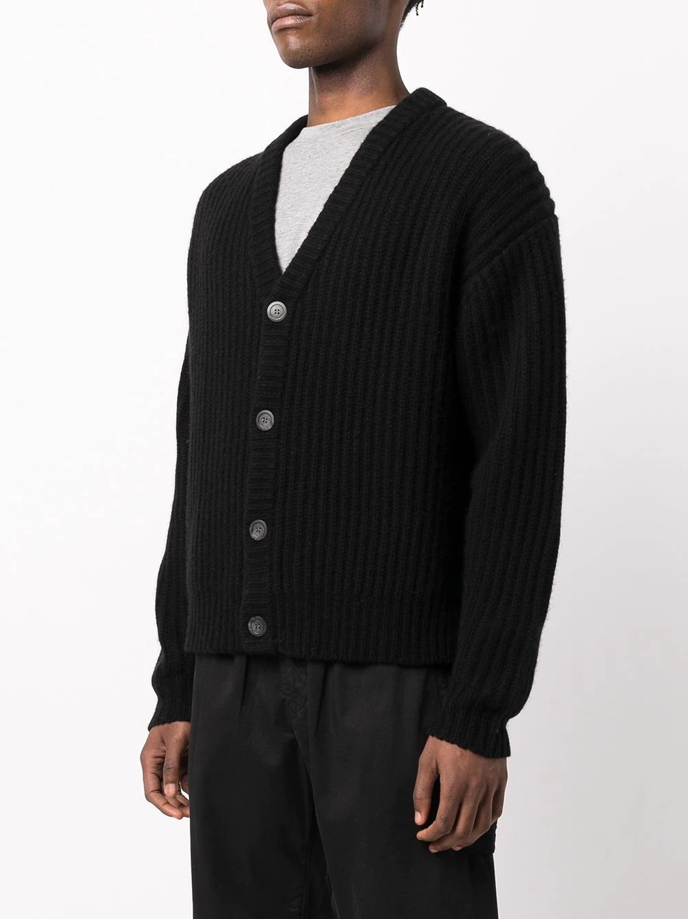 Capri ribbed-knit cardigan - 3