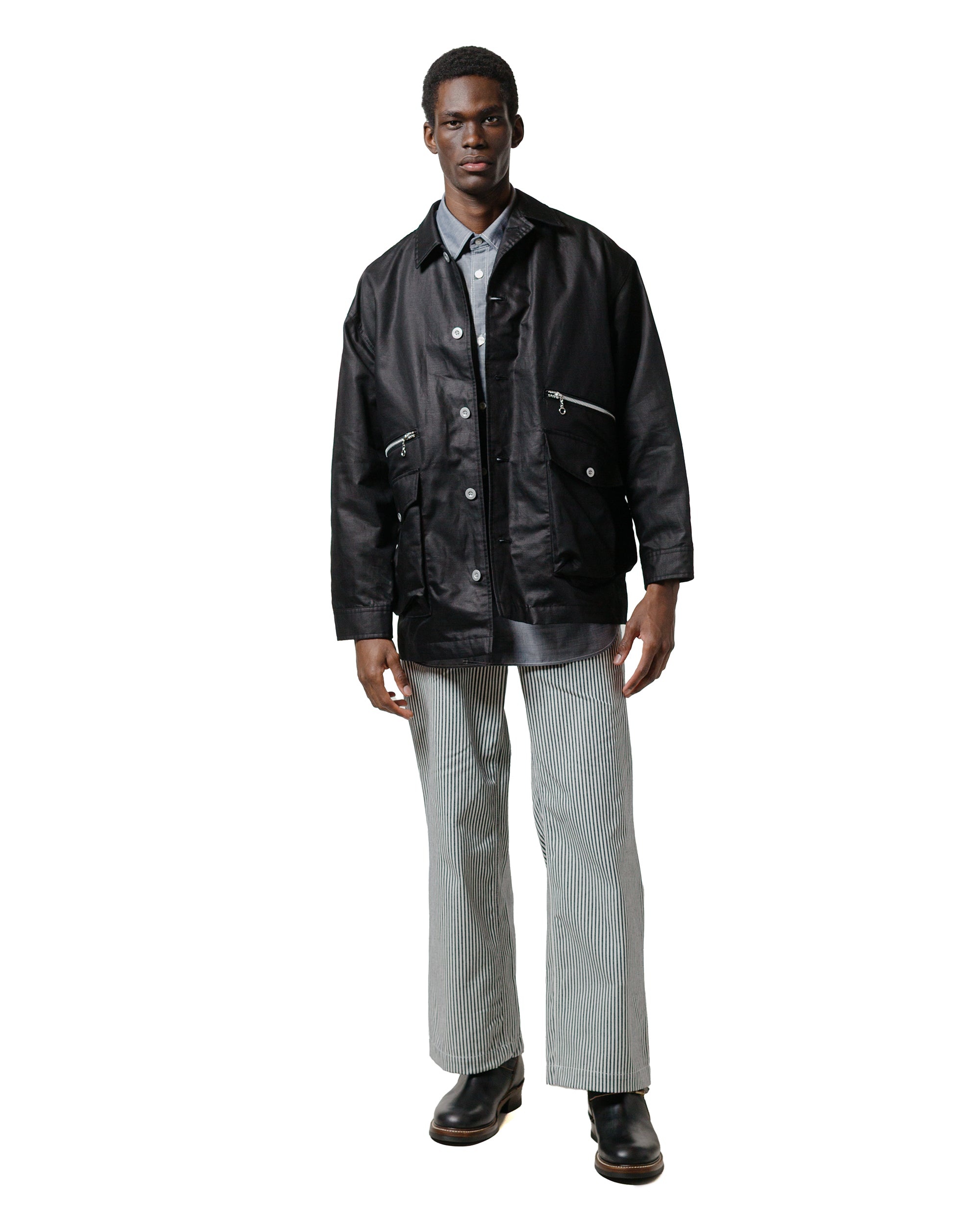Chambray Shirt Grey - 4