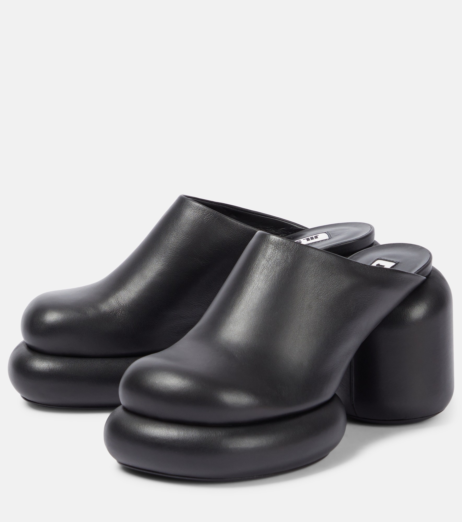 Leather mules - 5