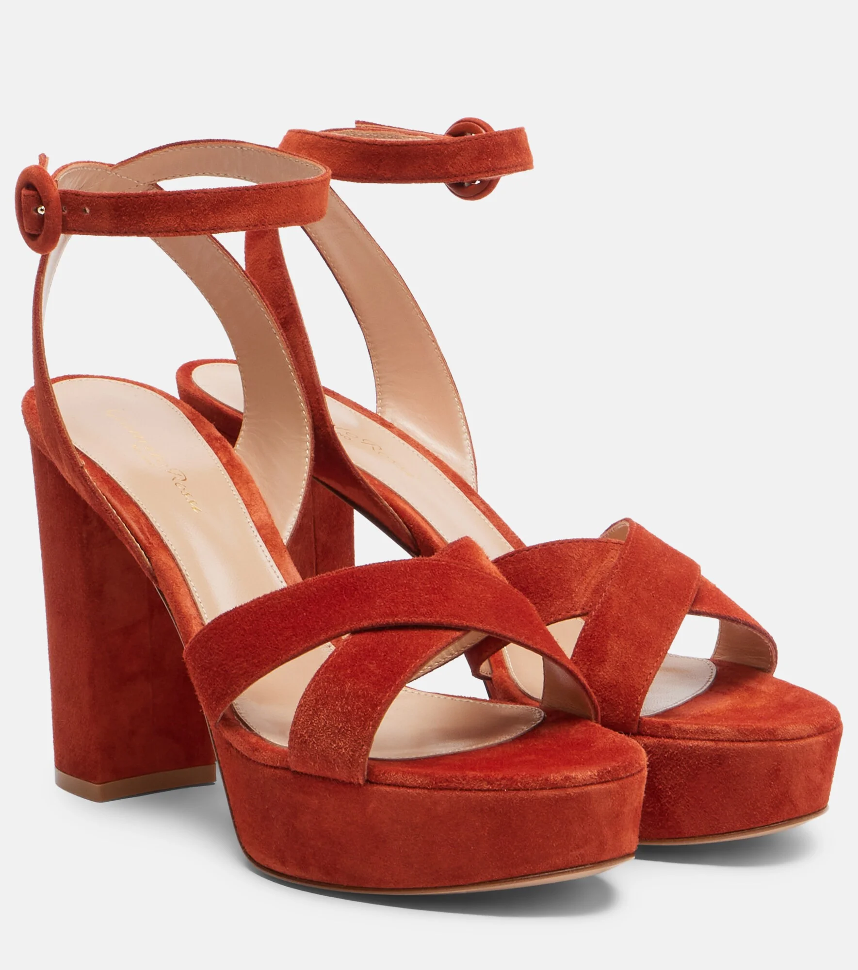 Sabrina suede platform sandals - 1