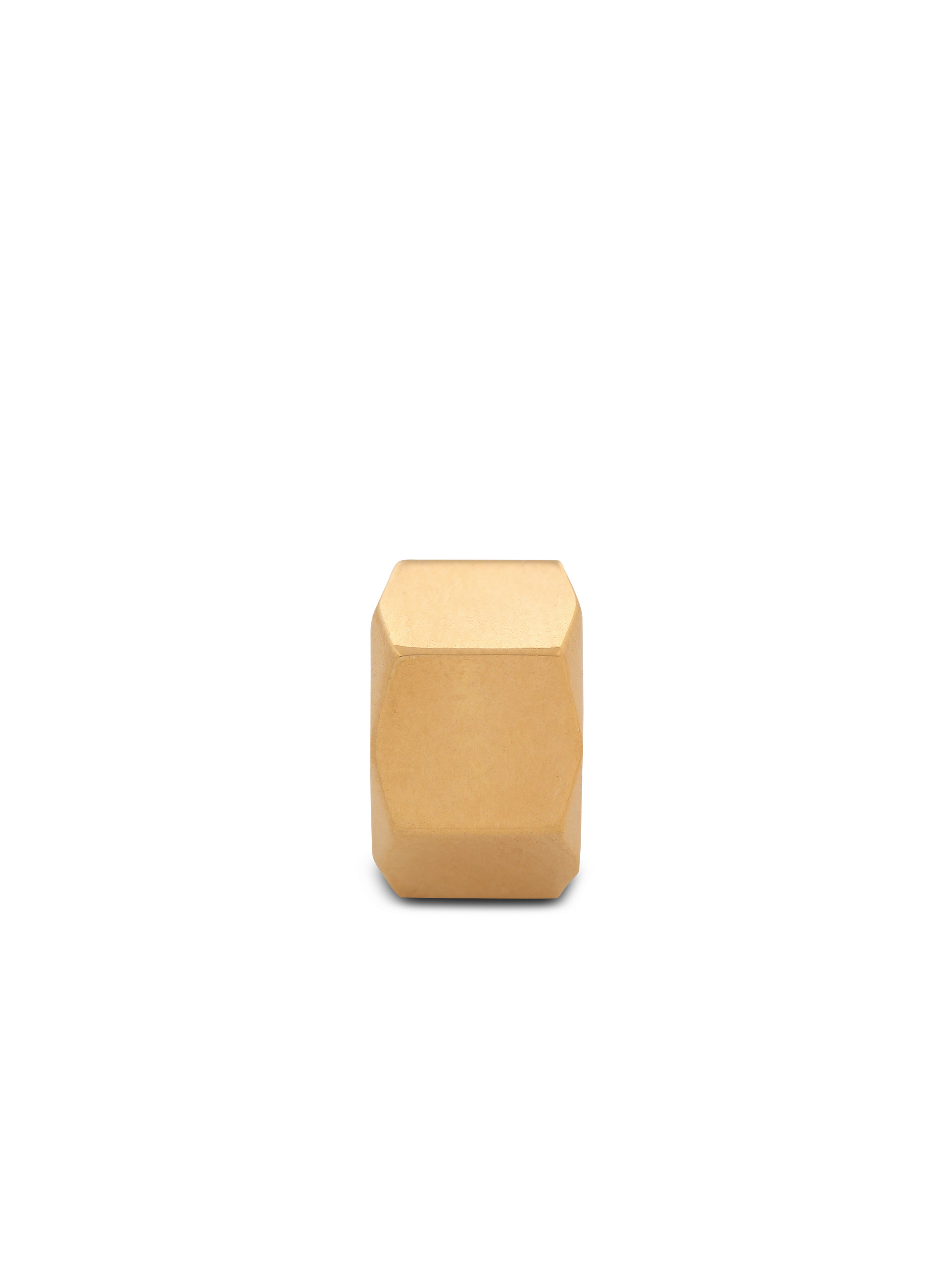 Brass lip ring - 1