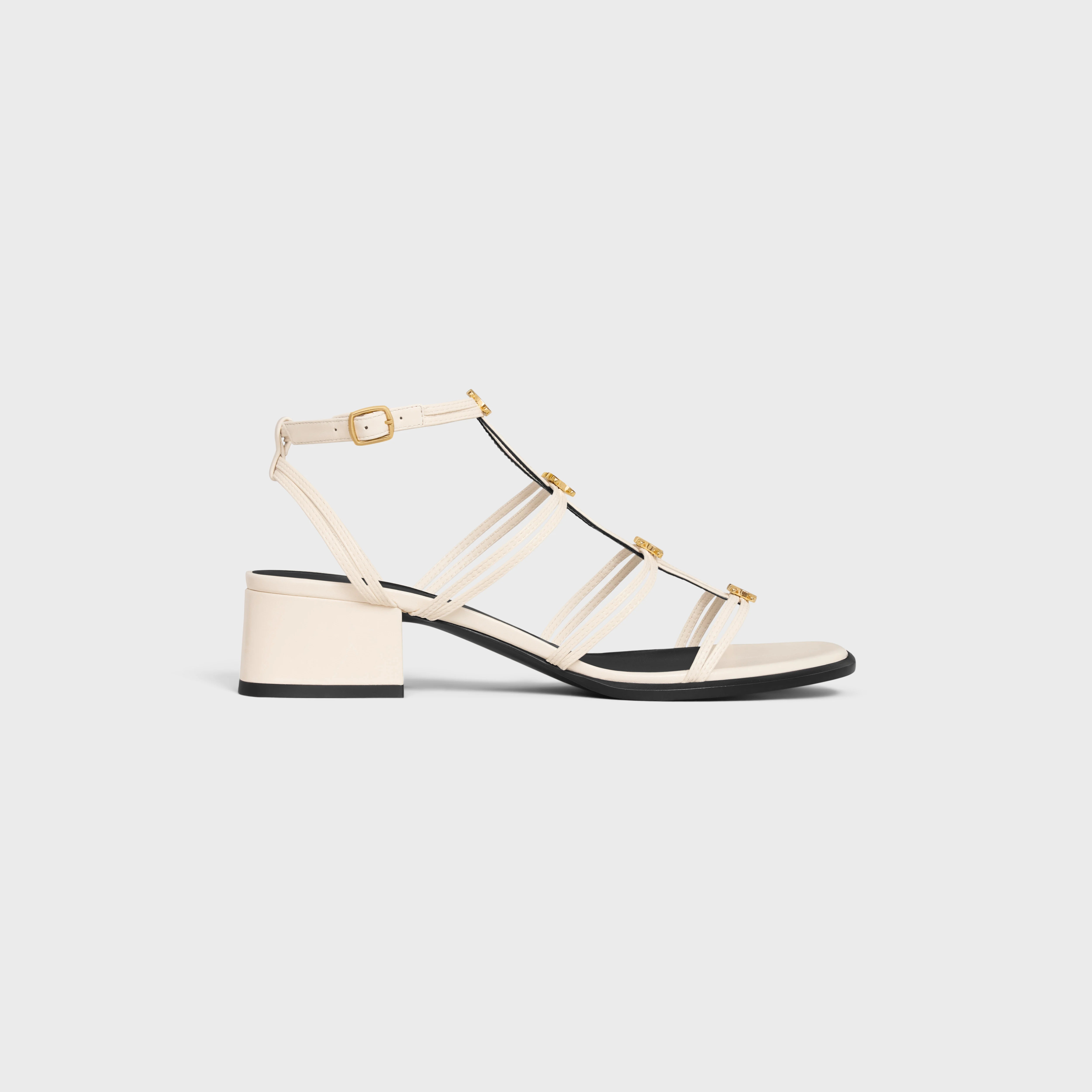 VIP【送料関税込】CELINE CLEMENCE SANDALS CELINE CELINE CLEMENCE MULTI TRIOMPHE SANDAL in LAMBSKIN