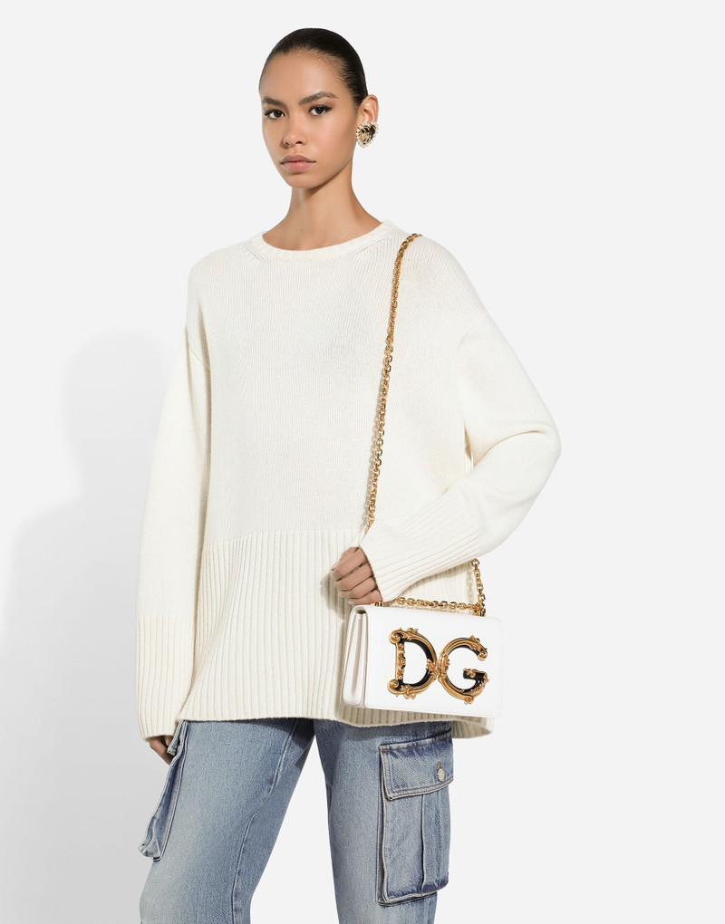 Nappa leather DG Girls shoulder bag 6
