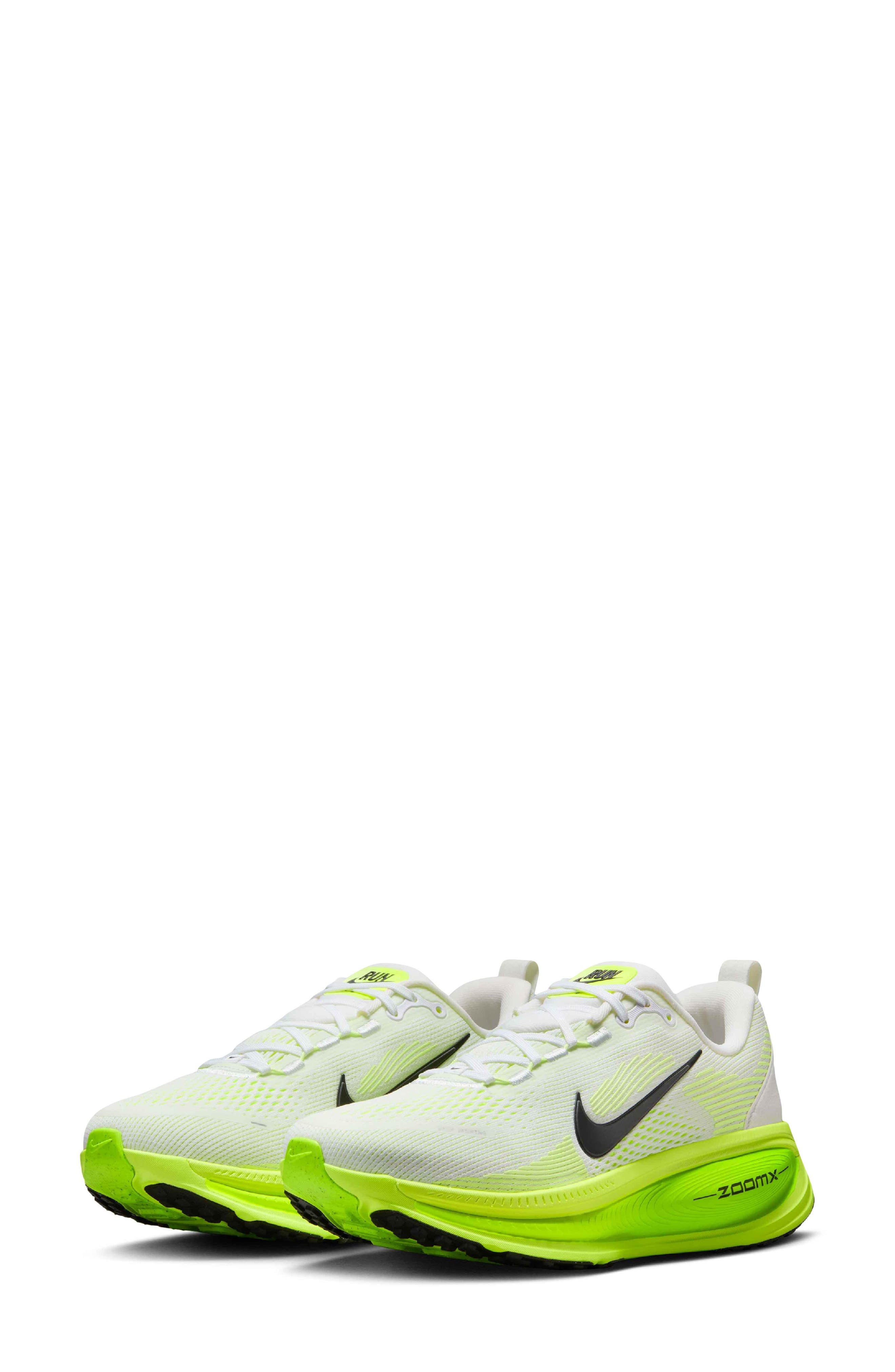 Nike Vomero 18 Running Shoe in White/Electric Green/Black at Nordstrom - 1
