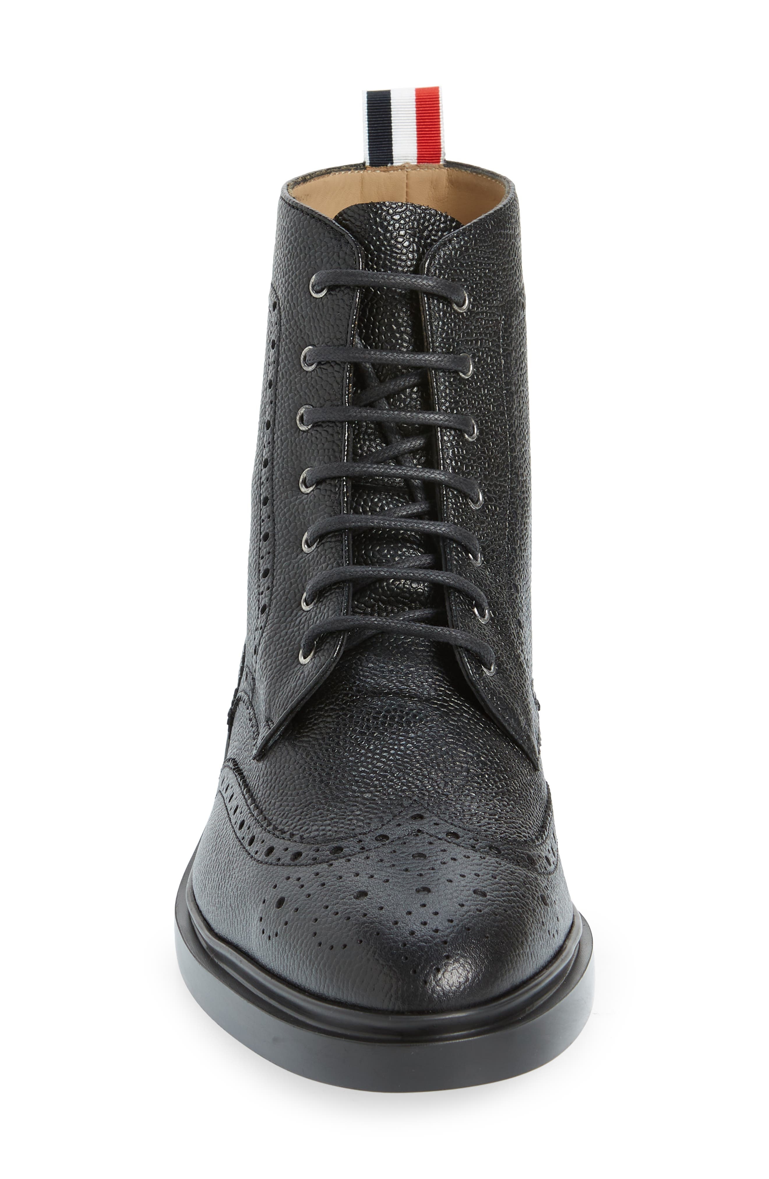 Classic Wingtip Lace-Up Boot - 4