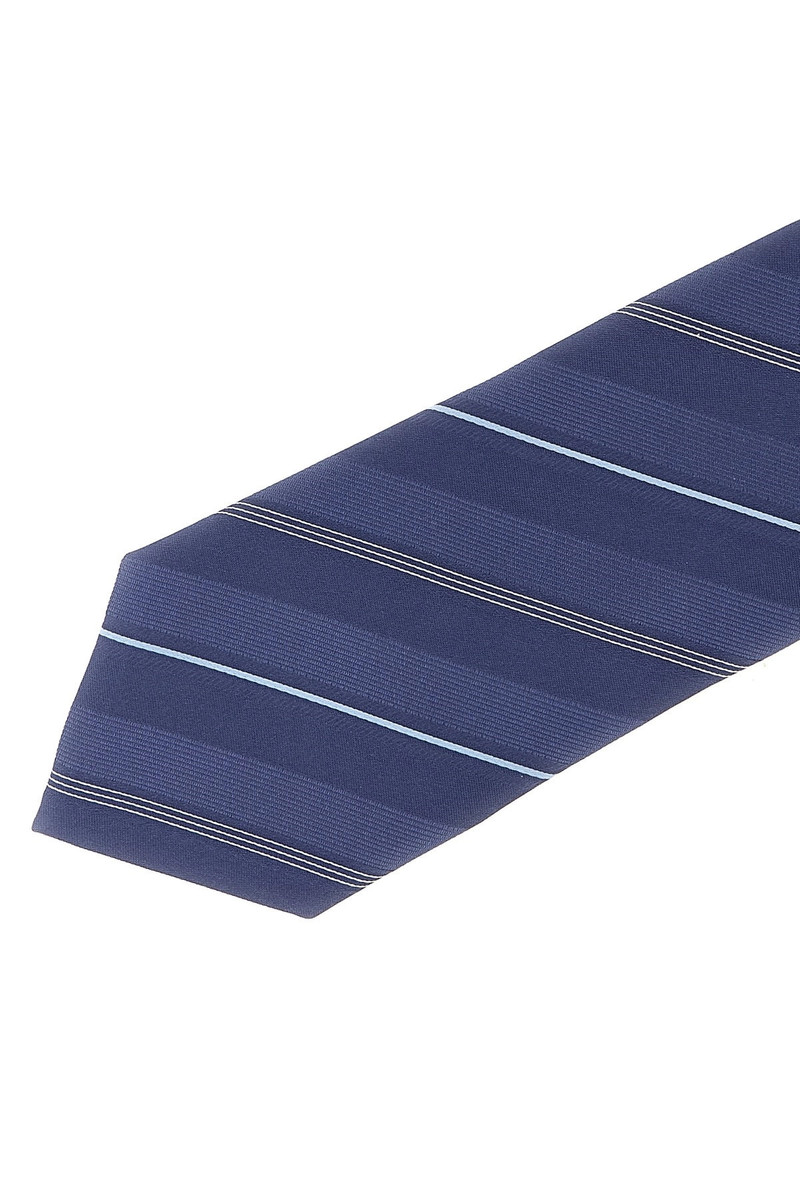 Brunello Cucinelli Operated stripe tie outlook