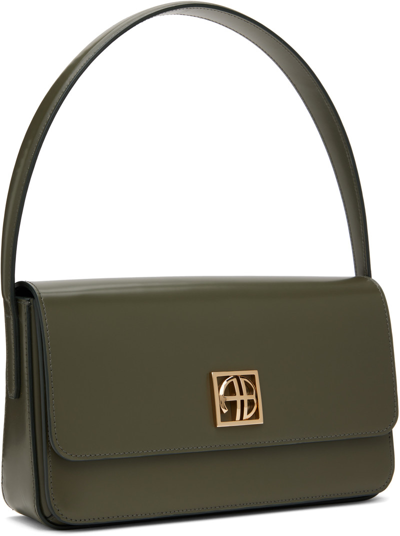 ANINE BING Green Elly Shoulder Bag outlook