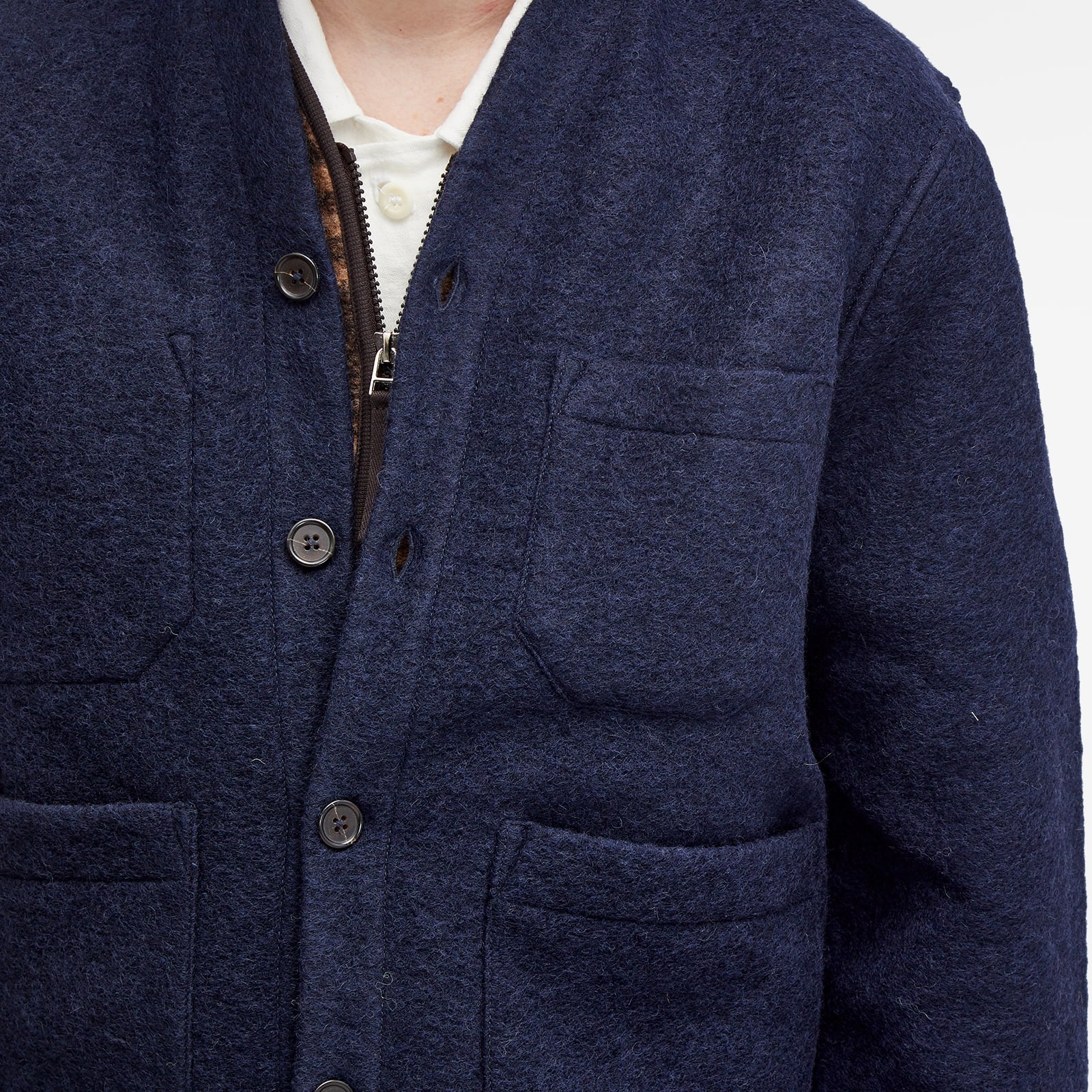 Universal Works Wool Fleece Cardigan - END. Exclusive - 5