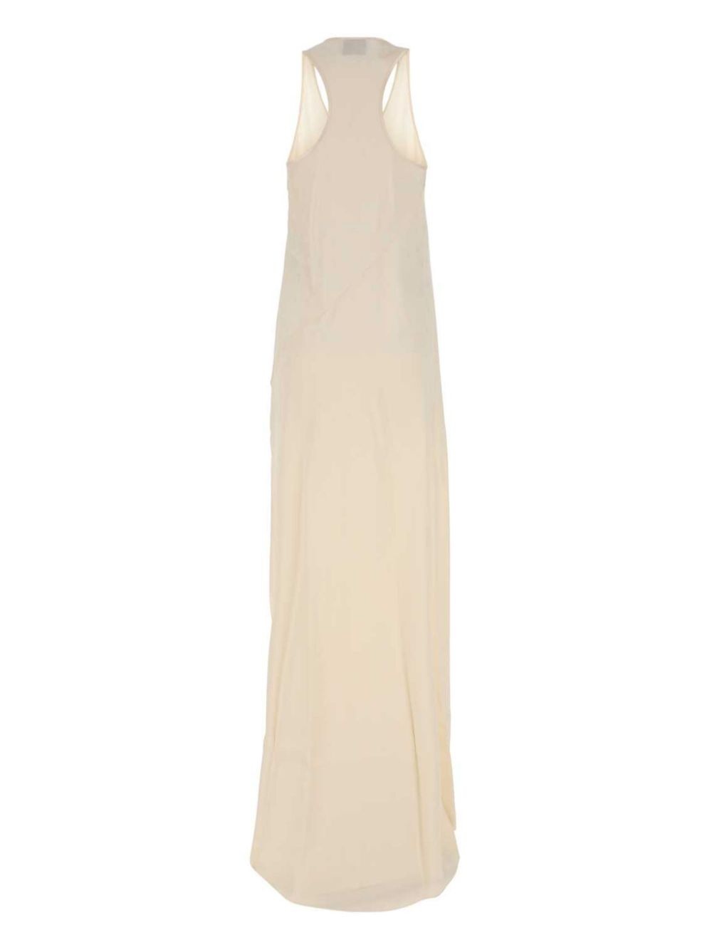logo-print racerback gown - 2