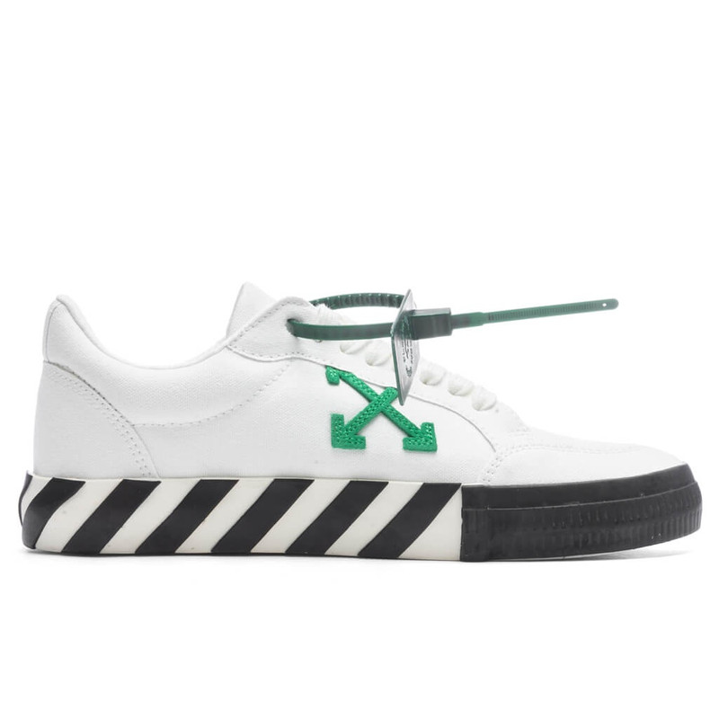 Vulcanized Arrows-motif canvas low-top trainer - 1