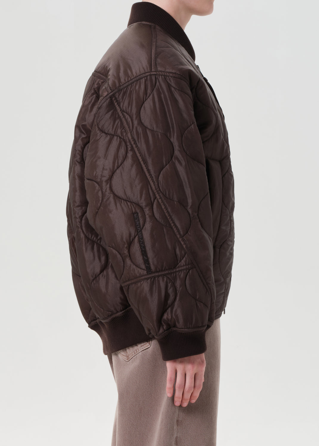 ISLA QUILTED JACKET IN BOURBON - 3