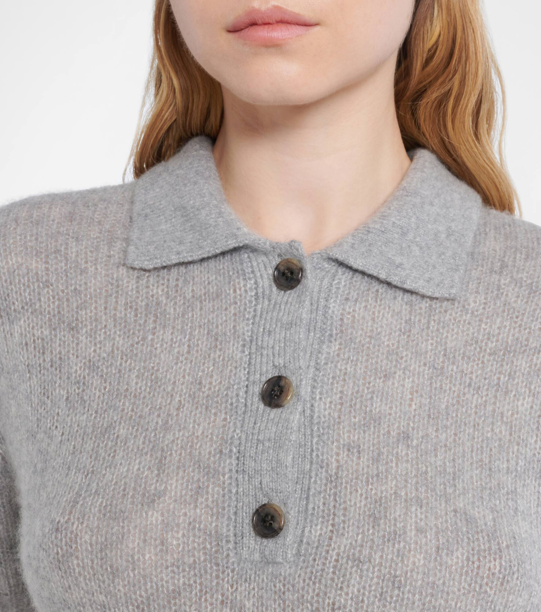 Masy cashmere and silk polo shirt - 4