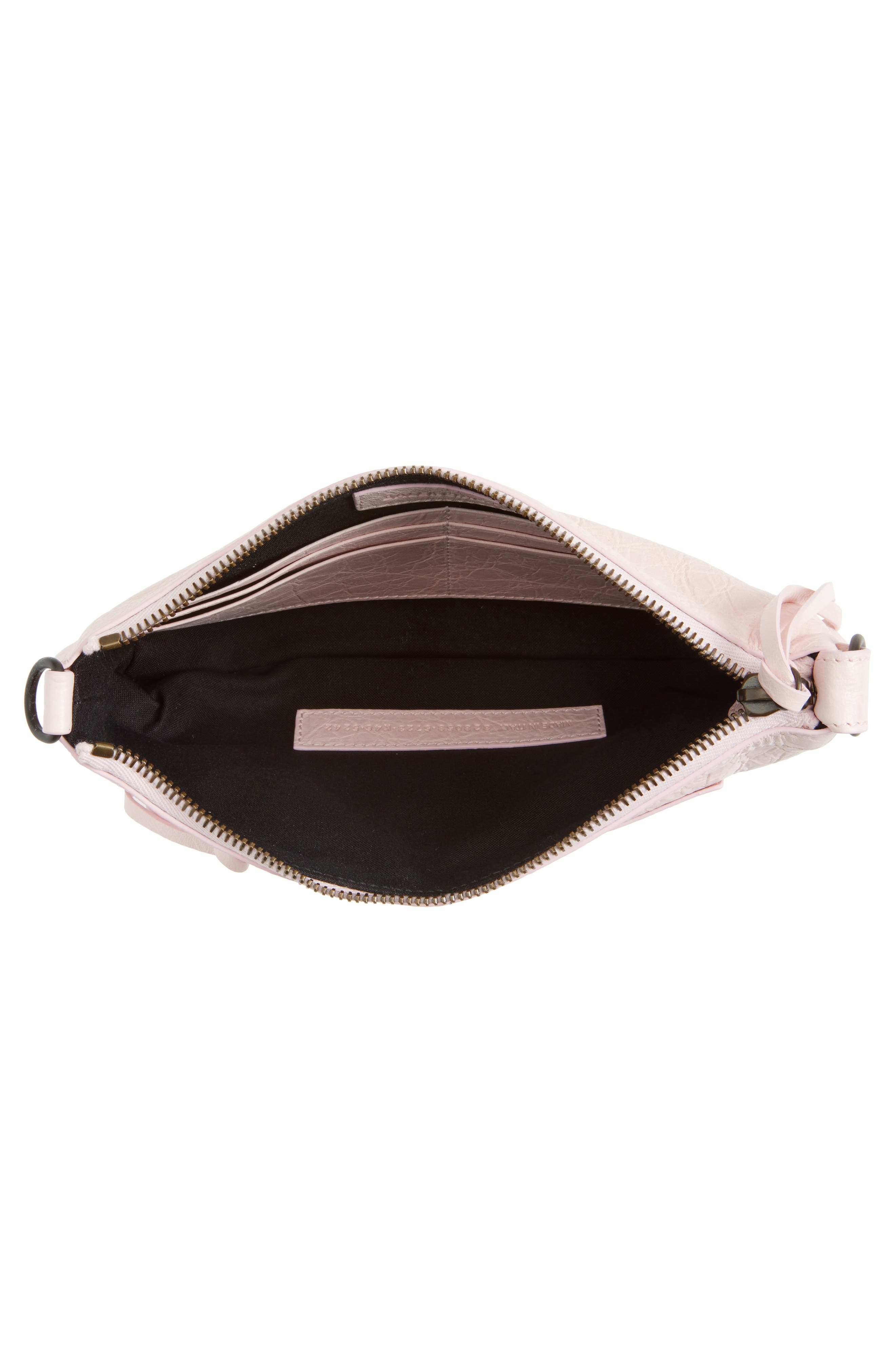 Balenciaga Le City Leather Pouch on a Strap in Petal Pink at Nordstrom - 3