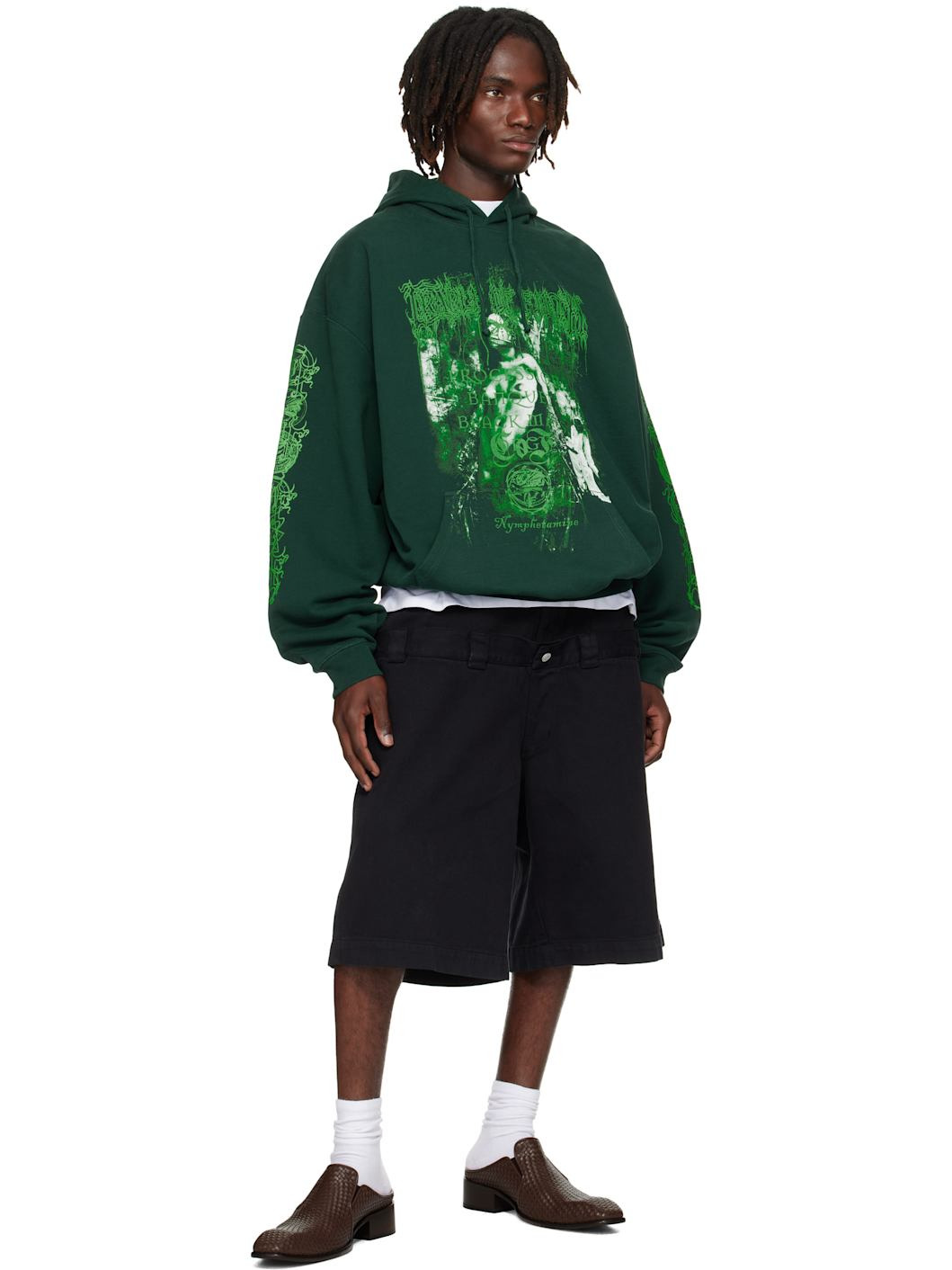 Green Cradle of Filth 'Nymphetamine' Oversized Hoodie - 4