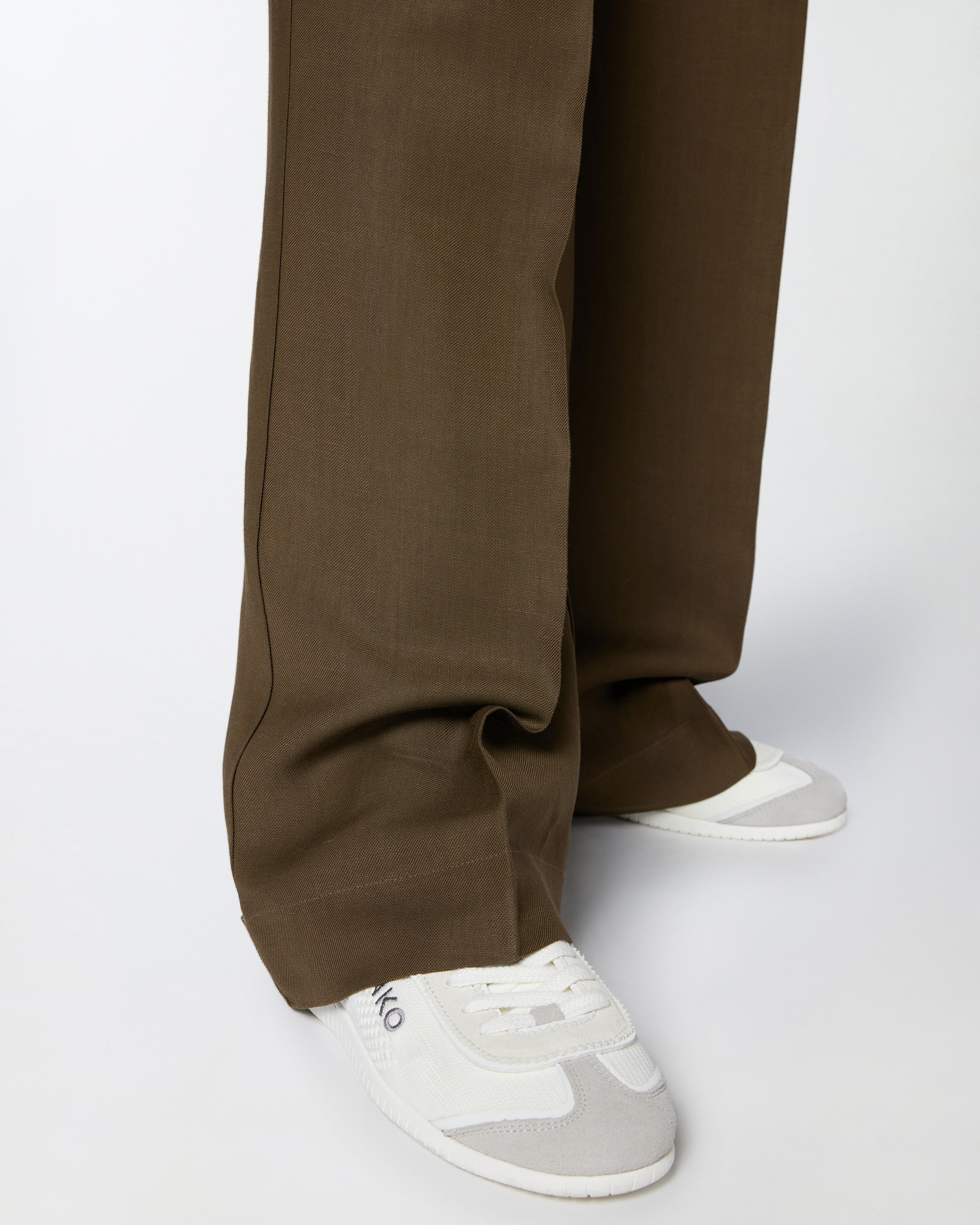 LINEN PALAZZO TROUSERS WITH POCKETS - 5