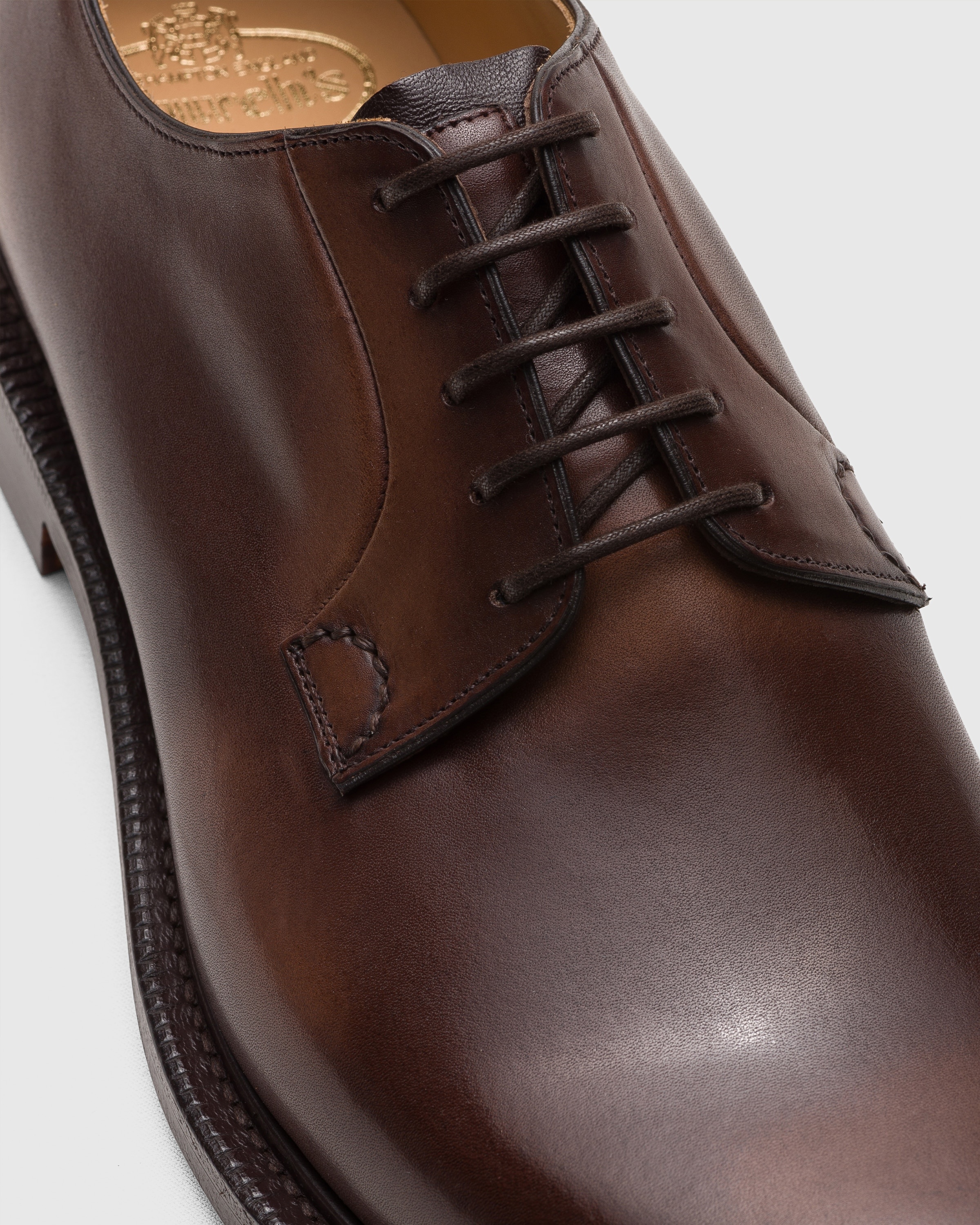 Bleached Calfskin Derby - 3