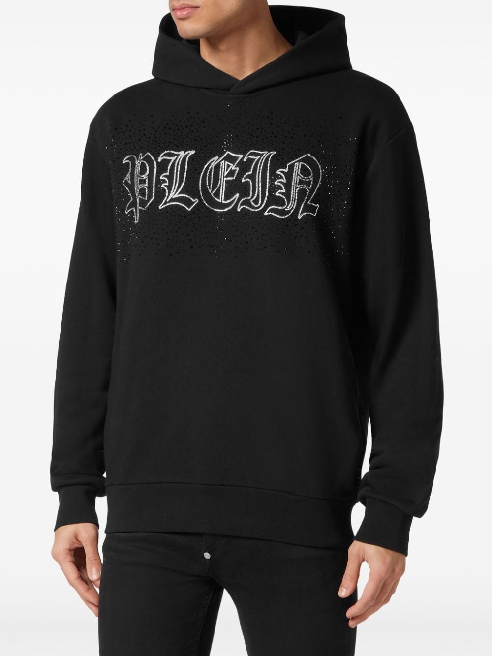 Gothic Plein-print hoodie - 3