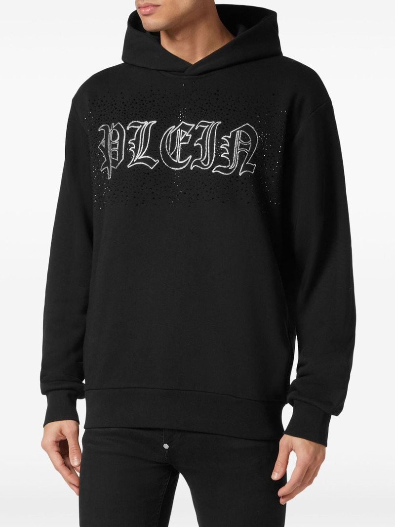 Gothic Plein-print hoodie 3