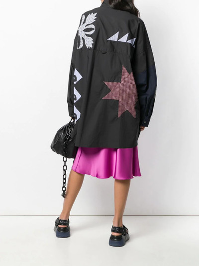 Ambush patchwork oversized shirt outlook