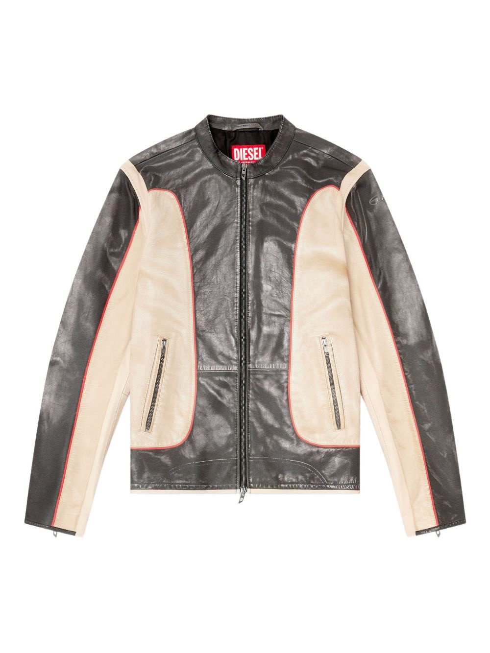 L-Evert leather biker jacket - 1