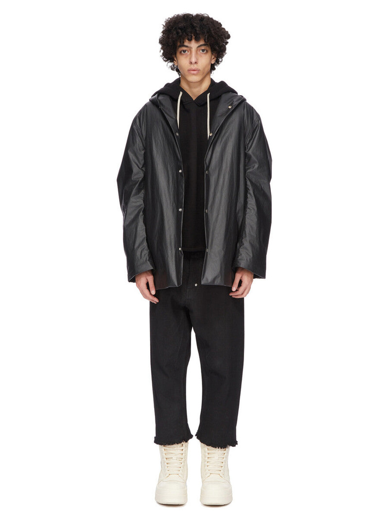 Rick Owens Rick Owens Coated Poplin Cropped Mac outlook