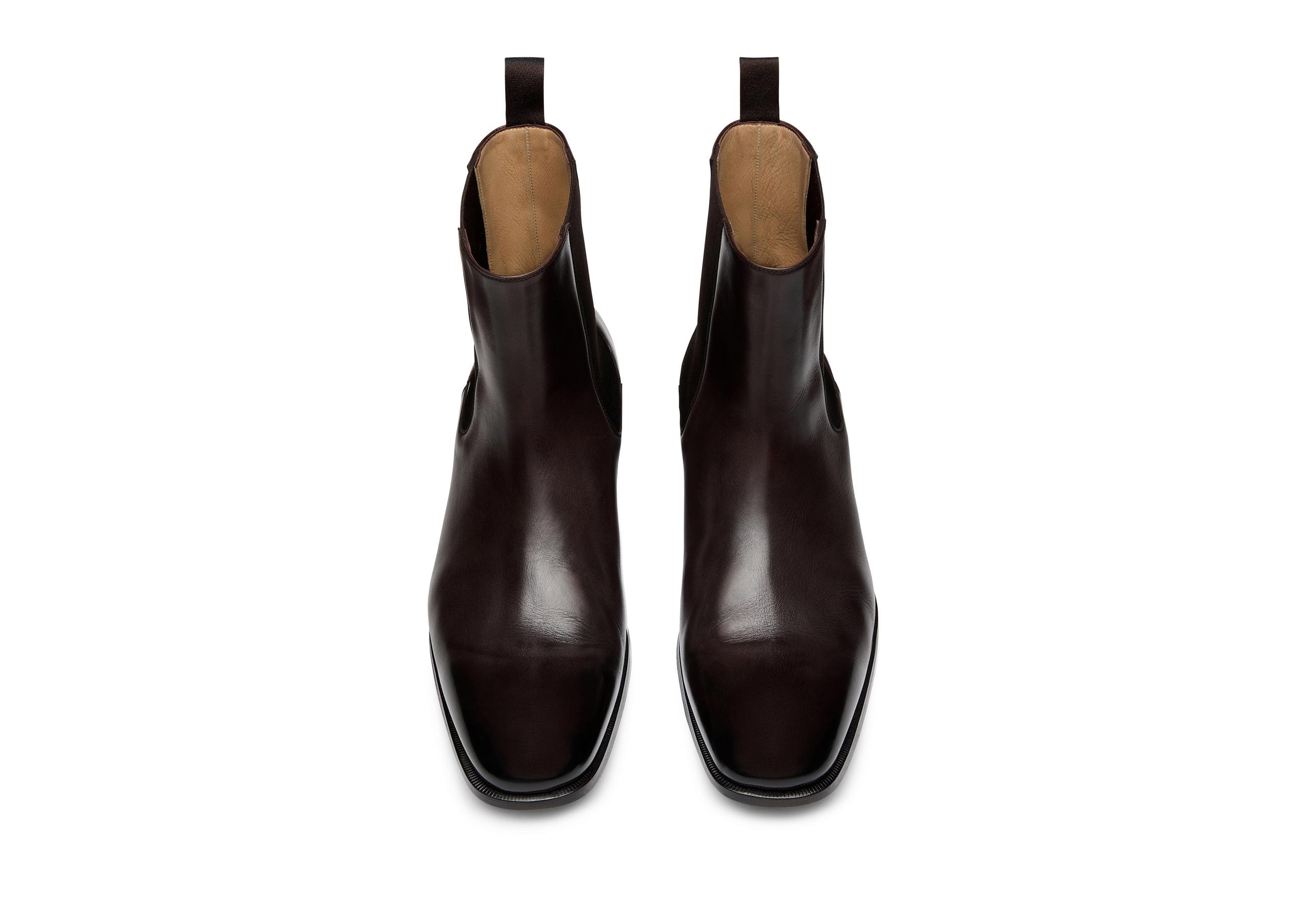 BURNISHED LEATHER ALEC CHELSEA BOOT - 3