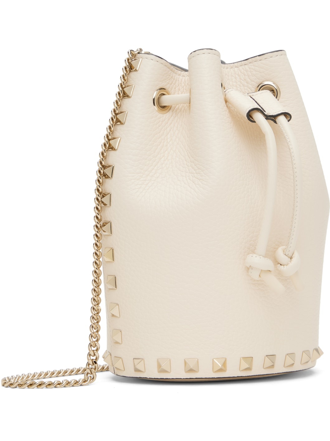 Off-White Mini Drawstring Rockstud Bag - 2